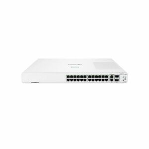 Switch rackabil Gigabit cu 24 porturi HPE Aruba Instant On 1960 JL806A, 4 porturi Uplink, 128 Gbps, 95 Mpps, U1, cu management imagine