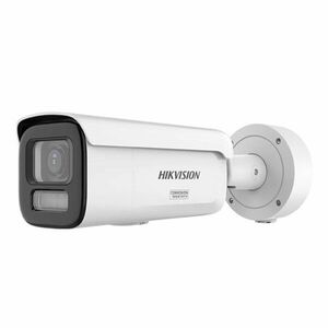 Camera supraveghere exterior IP cu iluminare duala Hikvision ColorVu DS-2CD2647G3-LIZSY, 4 MP, 2.8 - 12 mm, motorizat, IR / lumina alba 60 m, slot card, anti-coroziune, PoE imagine