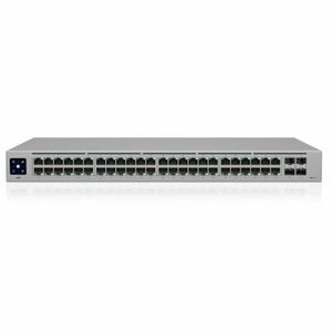 Switch 48 porturi Ubiquiti UniFi USW-48-EU, 104 Gbps, 4 porturi SFP, cu management imagine