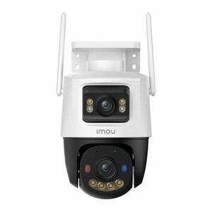 Camera supraveghere WiFi cu lentila duala Full-Color Imou Cruiser Dual 2 IPC-S7XEP-10M0WED-0360B, 5 + 5 MP, 2x 3.6 mm, IR/ lumina alba 30 m, microfon si difuzor, auto smart tracking, sirena si avertizare luminoasa, slot card imagine