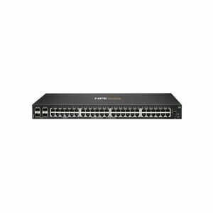 Switch rackabil Gigabit cu 48 de porturi HPE Aruba Networking CX 6000 R8N86A, 4 porturi SFP, 104 Gbps, 77.3 Mpps, L2, 1U, cu management imagine