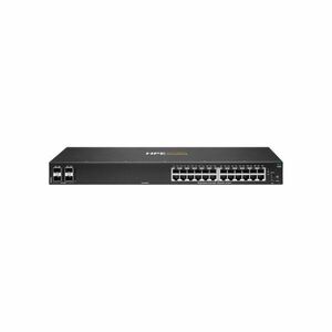 Switch rackabil cu 24 porturi HPE Aruba Networking CX 6000 R8N88A, 4 porturi SFP, 56 Gbps, 41.6 Mpps, L1, 1U, cu management imagine
