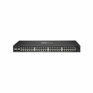 Switch rackabil cu 48 porturi HPE Aruba Networking CX 6100 JL676A, 4 porturi SFP, 176 Gbps, 98.6 Mpps. L2, 1U, cu management imagine
