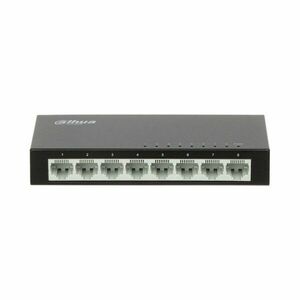 Switch cu 8 porturi Dahua SF1008-EUR, 1.6 Gbps, 1.19 Mpps, 2k MAC, plug and play , fara management imagine