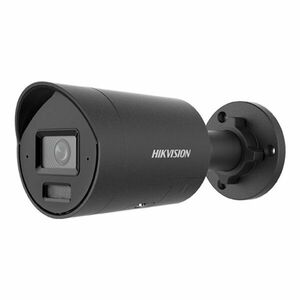 Camera supraveghere exterior IP cu iluminare duala Hikvision ColorVu DS-2CD2047G3-LI2UY/SL/BK, 4 MP, 2.8 mm, IR/lumina alba 40 m, slot card, microfon dual si difuzor, sirena, lumina stroboscopica, anti-coroziune, PoE, negru imagine