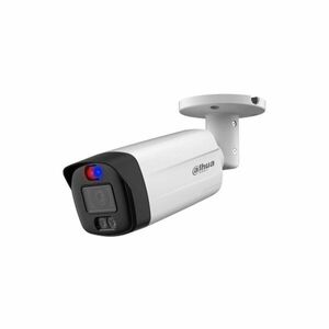 Camera supraveghere exterior cu iluminare duala Dahua Active Deterrence HAC-ME1809TH-A-PV, 8 MP, 2.8 mm, IR/lumina alba 40 m, microfon, alarma 120 dB, lumina avertizare imagine