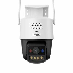 Camera supraveghere wireless IP WiFi 6 PT Imou Titan Pro Active Deterrence IPC-U7LP-6V0NE, 6 MP, 3.6 mm, IR 30 m, microfon si difuzor, slot card, night vision color, auto-tracking, detectie miscare, alarma, PoE imagine