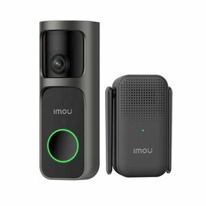 Kit sonerie video wireless Imou Doorbell 3 DB-3EP-4M0W/DS3, 4 MP, 1 mm, acumulator 5000 mAh, PIR, IR 5 m, microfon si difuzor, slot card, detectie miscare, notificari imagine