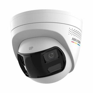 Camera supraveghere IP Dome cu iluminare duala Hikvision ColorVu DS-2CD1367G2HP-LIUF/SL(2.8MM), 2.8 mm, 6 MP, lumina alba/IR 30 m, microfon si difuzor , slot card, stroboscop, alarma, PoE imagine