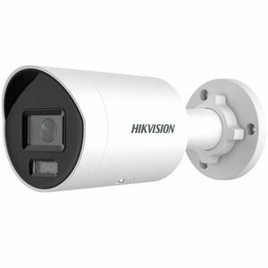 Camera supraveghere exterior IP cu iluminare duala Hikvision ColorVu DS-2CD2087G2H-LIU/SL, 8 MP, 4 mm, IR/lumina alba 40 m, slot card, microfon si difuzor, sirena, lumina stroboscopica, PoE imagine