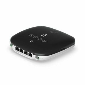 Router wireless WiFi cu 4 porturi Gigabit Ubiquiti UF-WIFI, 1 port GPON, punct la multipunct, PoE pasiv imagine