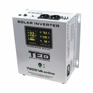 Invertor fotovoltaic Off-grid monofazat TED000316, 7200 VA, 5000 W, MPPT, 2 prize imagine