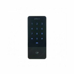 Cititor control acces exterior standalone Dahua ASI1201E-V1, card IC si parola, 13.56 MHz, 30.000 utilizatori, tastatura touch, RS-485/Wiegand, montaj aplicat imagine