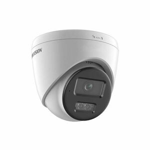 Camera supraveghere IP Dome Hikvision Smart Hybrid Light DS-2CD1383G2-LIUF, 8 MP, IR/lumina alba 30 m, 4 mm, slot card, microfon, PoE imagine