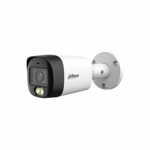 Camera supraveghere exterior cu iluminare duala HDCVI Dahua HAC-HFW1200RM-IL-A-0280B-S6, 2 MP, 2.8 mm, IR/lumina alba 30 m, microfon incorporat imagine