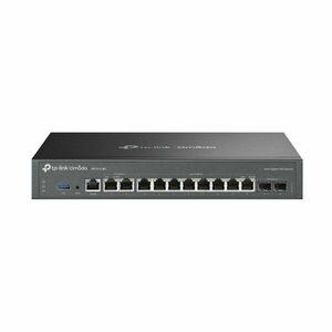 Router VPN Multi-WAN TP-Link Omada ER7412-M2, 8× porturi Gigabit, 2× SFP, 1x USB 3.0, negru imagine