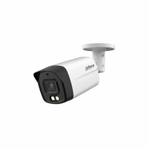 Camera supraveghere exterior cu iluminare duala Dahua HAC-HFW1500TLM-IL-A-0280B-S3-DIP, 5 MP, IR/lumina alba 40 m, 2.8 mm, microfon, detectare miscare imagine