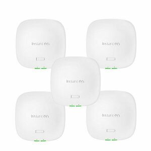 Access Point dual band HPE Aruba Networking Instant On AP21 S1T18A, Wi-Fi 6, Dual Radio, 2x2 MIMO, Smart Mesh, WPA3, fara adaptor, 5 bucati imagine