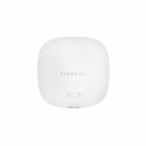 Access Point HPE Aruba Networking Instant On AP25 R9B33A, Wi-Fi 6, 4x4 MU-MIMO, 2.5 GbE, 5.3 Gbps, Bluetooth BLE, Smart Mesh, 160MHz, cu adaptor imagine