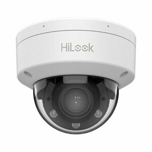 Camera supraveghere IP Dome cu iluminare duala Hikvision HiLook IPC-D620HA-LZU, 2 MP, IR/lumina alba 30 m, 2.8-12 mm, microfon, detectare miscare, slot card, PoE imagine
