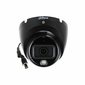 Camera supraveghere Dome cu iluminare duala Dahua HAC-HDW1200TLM-IL-A, 2 MP, 2, 8 mm, IR/Lumina alba 20 m, microfon, neagra imagine