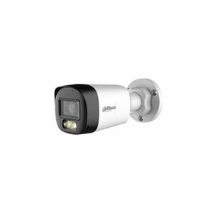 Camera supraveghere exterior HDCVI cu iluminare duala Dahua Starlight DH-HAC-HFW1500RL-IL-A, 5 MP, 2.8 mm, IR/lumina calda 30 m, microfon imagine