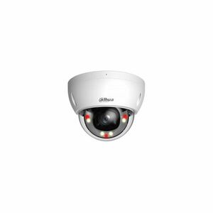 Camera supraveghere IP Dome cu iluminare duala Dahua WizSense IPC-HDBW2449E-S-IL, 4 MP, 3.6 mm, IR/lumina alba 30 m, microfon, slot card, PoE imagine