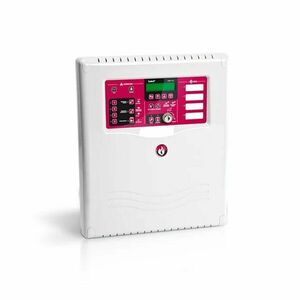 Centrala detectie incendiu conventional SATEL CSP-208, 8 zone, 8 iesiri, LCD, 12/24V, 2 circuite semnalizare, 72h autonomie imagine