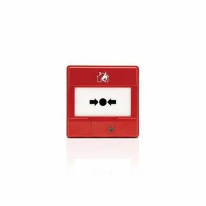 Buton incendiu conventional SATEL ROP-110, resetabil, LED activare, 9–30V DC compatibil centrale CSP imagine
