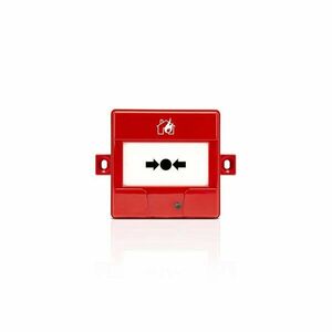Buton incendiu exterior conventional SATEL ROP-111, cu LED, resetabil, compatibil centrale CSP imagine