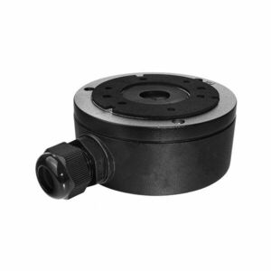 Doza de legatura din aluminiu pentru camere Hikvision DS-1280ZJ-XS/BK, negru imagine