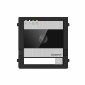 Videointerfon de exterior pe 2 fire Hikvision DS-KD7003EY-IME2/A, 2 MP, IR, control 2 incuietori imagine