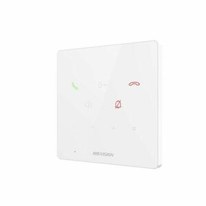 Videointerfon de interior IP Hikvision DS-KH6000-E1-WHITE, 9 butoane, PoE, Alarma IN imagine