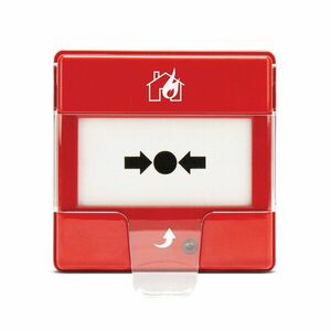 Buton incendiu adresabil Satel ROP-400, resetabil, indicator LED, compatibil cu ACSP-402 imagine