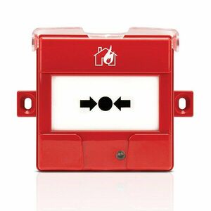 Buton incendiu adresabil de exterior Satel ROP-401, resetabil, indicator LED, compatibil cu ACSP-402 imagine