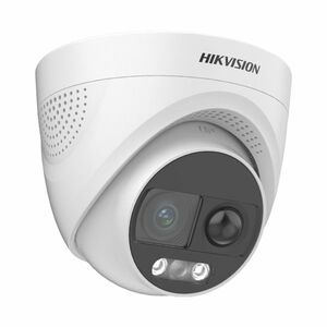 Camera supraveghere Dome Hikvision ColorVu DS-2CE72UF3T-PIRXO, 8 MP, 2.8 mm, IR 11m, lumina alba 20 m imagine