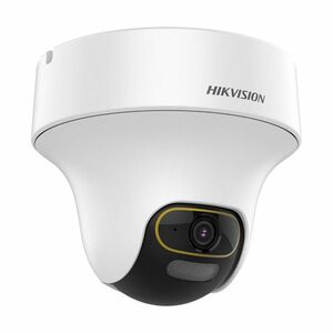 Camera supraveghere Dome Hikvision ColorVu DS-2CE70DF3T-PTS, 2 MP, 2.8 mm, microfon, lumina alba 20 m imagine