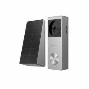 Sonerie video smart WiFi cu panou solar Ezviz CS-HP3(3MP), 2K, PIR, detectie umana, acumulator 240mA, microfon si difuzor, stocare 32 GB, aplicatie mobila imagine