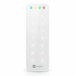 Tastatura smart wireless Satel Be Wave AKP-200-W, 868 MHz, 1100 m, alb imagine