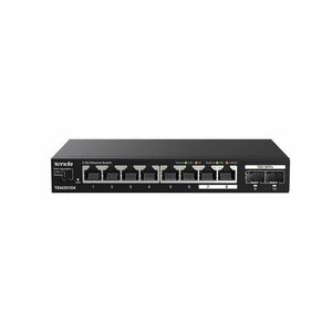Switch Tenda TEM2010X, 8 porturi RJ45, 2x SFP, 80 Gbps, 59.5 Mpps, fara management imagine