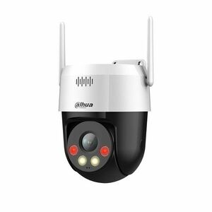 Camera supraveghere IP WiFi PT cu iluminare duala Dahua Full Color SD2A500HB-GN-AW-PV-0400-S2, 5 MP, 4 mm, lumina alba/IR 30 m, alarma optica si acustica, slot card, microfon imagine