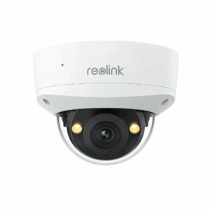Camera supraveghere IP Dome cu iluminare duala Reolink P337, 8 MP, 2.8 mm, IR/Lumina calda 30 m, microfon si difuzor, slot card, PoE imagine