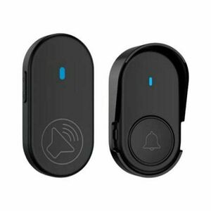 Sonerie wireless cu 1 post interior TopVista F501, 95dB, 280 m, instalare usoara, neagra imagine