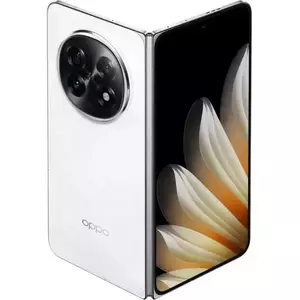 Telefon Mobil Oppo Find N5 512GB Flash 16GBRAM Dual SIM 5G Misty White imagine