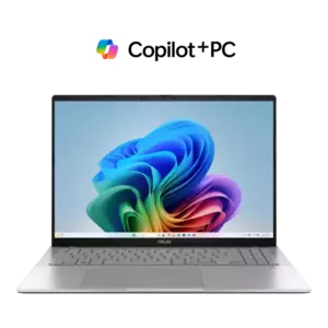 Notebook Asus VivoBook S3607QA 16" WQXGA 144Hz Snapdragon X1-26-100 RAM 16GB SSD 1TB Windows 11 Pro Cool Silver imagine