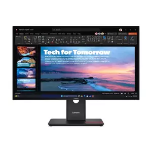 Monitor LED Lenovo ThinkVision T27QD-40 27" QHD 6ms Black imagine