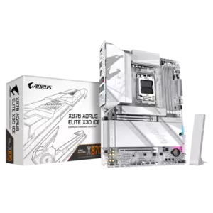 Placa de baza Gigabyte X870 AORUS ELITE X3D ICE Socket AM5 imagine