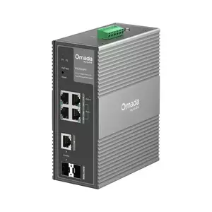 Switch TP-Link Omada IES206GPP cu management cu PoE 4x1000Mbps (3xPoE+ 1xPoE++) + 1xSFP + 1xSFP/RJ45 Combo imagine