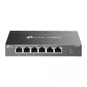Switch TP-Link Omada DS106GPP fara management cu PoE 6x1000Mbps (3xPoE+ 1xPoE++) imagine