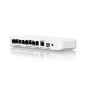 Switch Ubiquiti USW-FLEX-2.5G-8 fara management fara PoE 8x2500Mbps + 1x10000Mbps + 1xSFP+ imagine